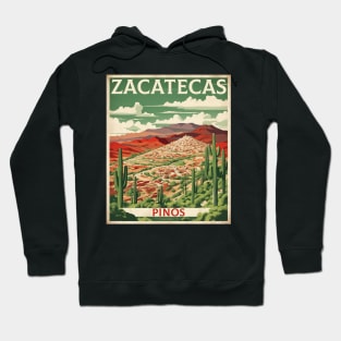 Pinos Zacatecas Mexico Vintage Tourism Travel Hoodie